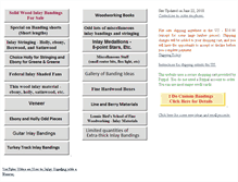 Tablet Screenshot of inlaybanding.com